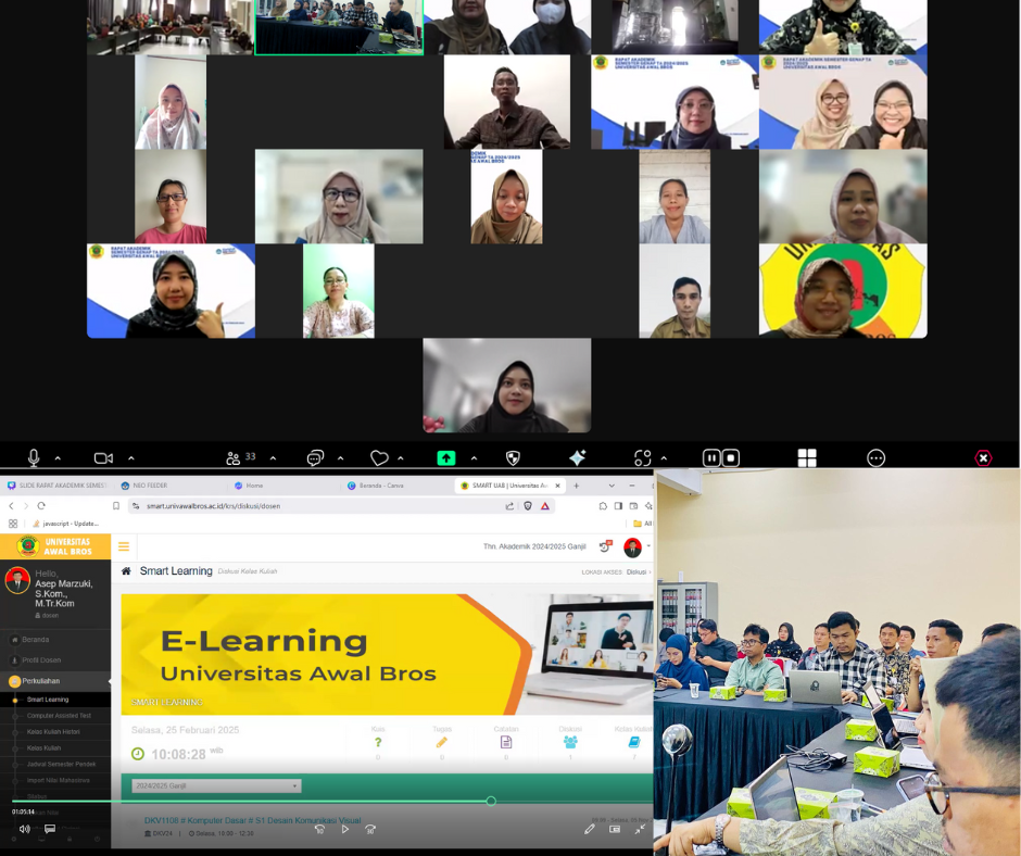 Sosialisasi penggunaan Smart Learning sebagai penunjang pembelajaran Universitas Awal Bros